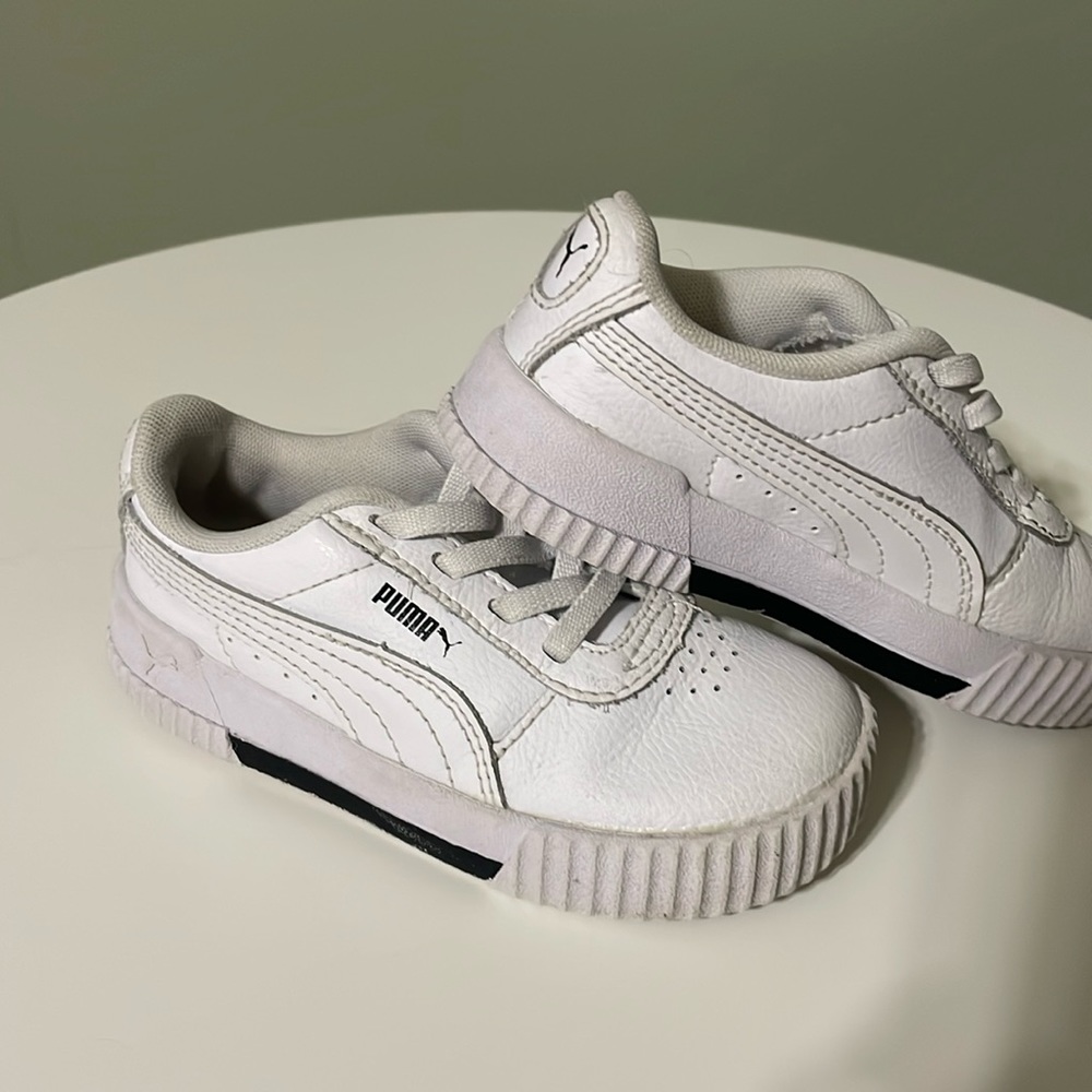 White Puma sneakers